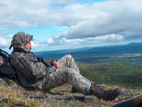 Dad glassing for Bear